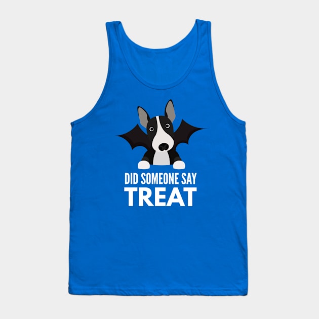 English Bull Terrier Halloween Trick or Treat Tank Top by DoggyStyles